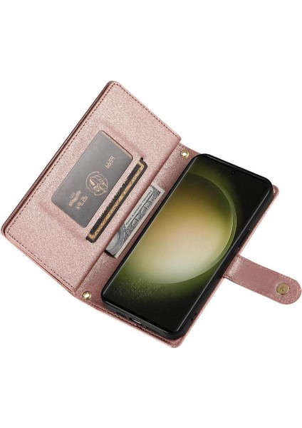Samsung Galaxy S23 Ultra Crossbody Kayış Cüzdan Iş Için Flip Case (Yurt Dışından) fırsatları