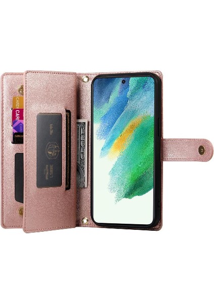 Samsung Galaxy S21 Fe Çok Fonksiyonlu Iş Standı Cüzdan Için Flip Case (Yurt Dışından) fiyatları