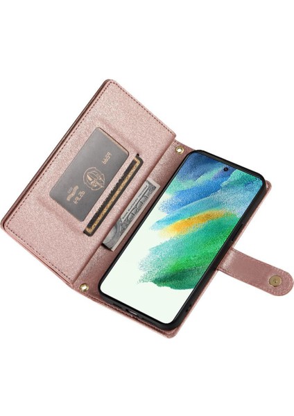 Samsung Galaxy S21 Fe Çok Fonksiyonlu Iş Standı Cüzdan Için Flip Case (Yurt Dışından) indirimleri