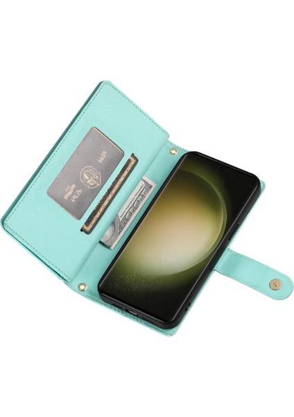 Samsung Galaxy S23 Ultra Crossbody Kayış Cüzdan Iş Için Flip Case (Yurt Dışından) modelleri
