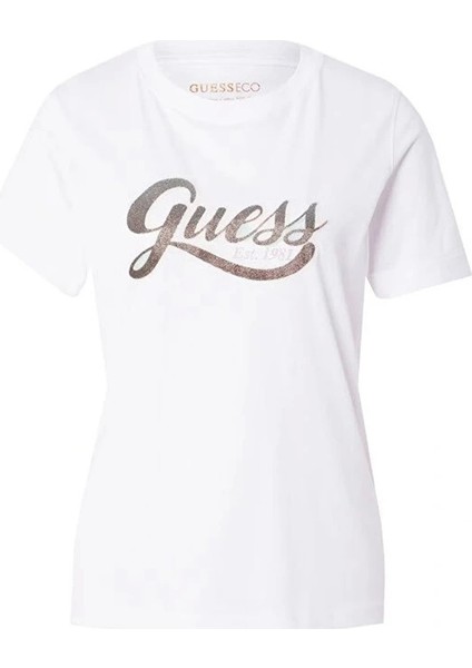 Ss Cn Glıttery Logo T-Shirt