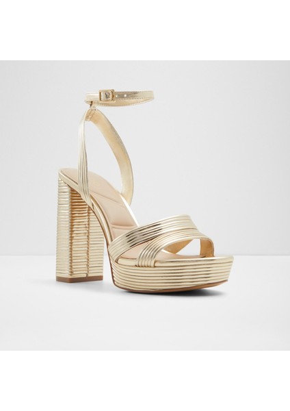 Maelıs Sandalet Yüksek Topuklu Sandalet Gold fırsatları