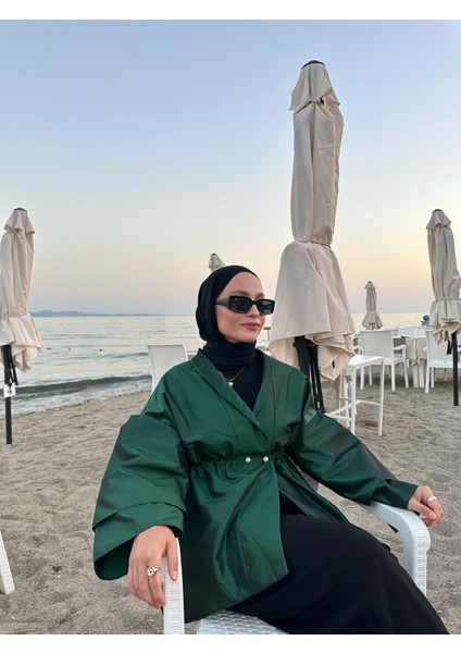 Lara Ceket Zümrüt Yeşili
