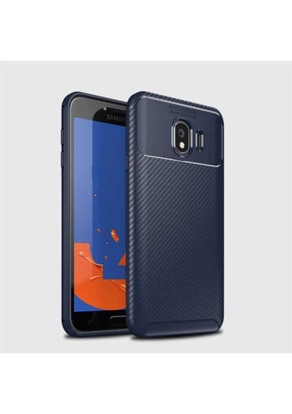 Samsung Galaxy J4 Kılıf Negro Karbon Desen Silikon