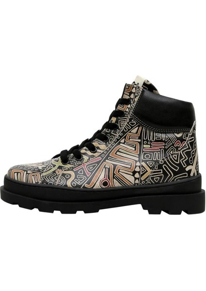 Kadın Vegan Deri Siyah Bot - Good Fortune - Black Tasarım modelleri