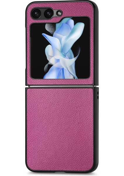Samsung Galaxy Z Flip6 5g Için Litchi Texture Telefon Kılıfı (Yurt Dışından)