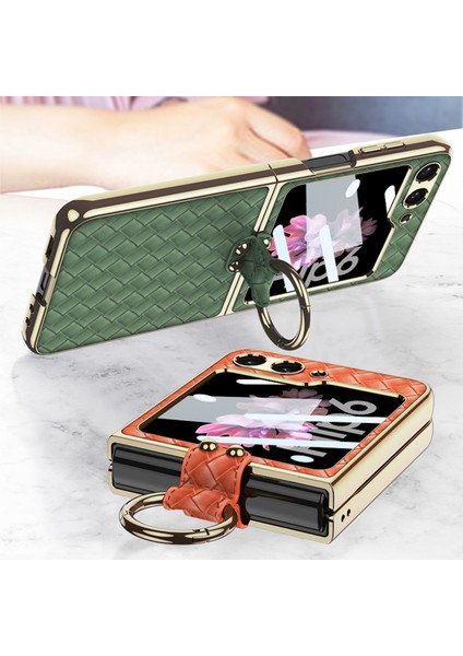 Samsung Galaxy Z Flip6 Için Gkk Dokuma Dokulu Kılıf (Yurt Dışından) fırsatları
