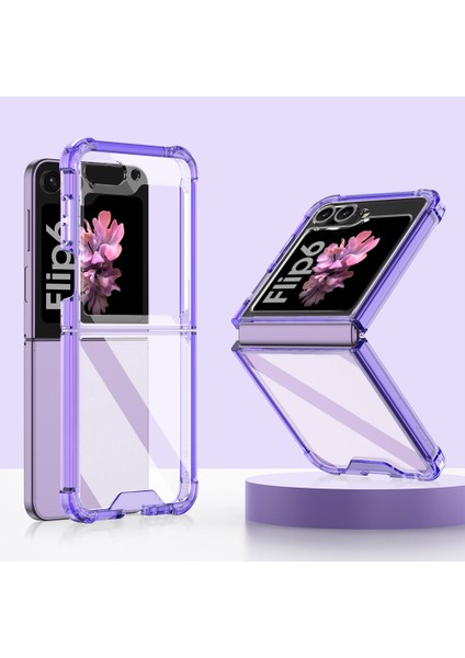 Samsung Galaxy Z Flip6 Için Gkk Hava Yastığı Tam Kapsamlı Kılıf (Yurt Dışından)