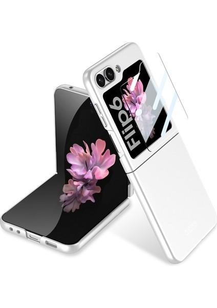 Samsung Galaxy Z Flip6 Için Filmli Gkk Ultra Ince Kılıf (Yurt Dışından)
