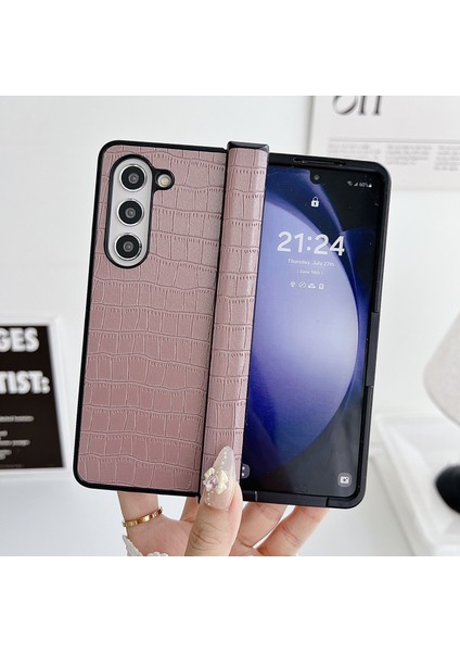 Samsung Galaxy Z Fold6 5g Için Timsah Desenli Pc Kılıfı (Yurt Dışından) fiyatları
