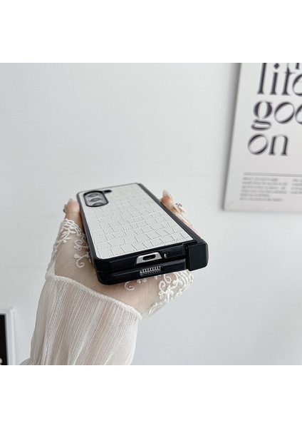 Samsung Galaxy Z Fold6 5g Için Timsah Desenli Pc Kılıfı (Yurt Dışından) fırsatları