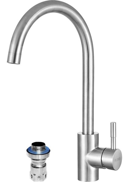 Inox Kuğu Eviye Bataryası KS1S01