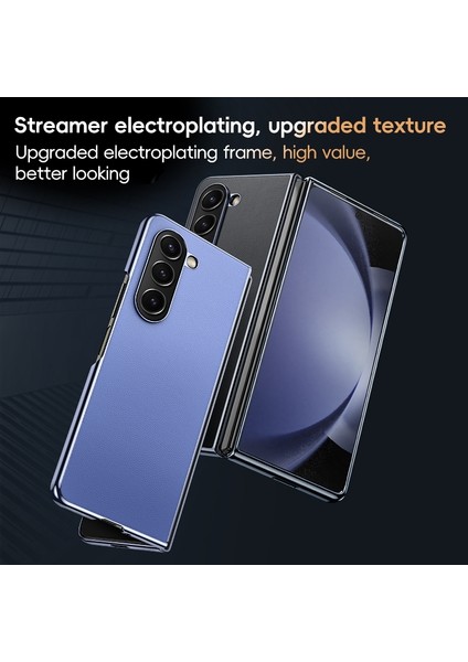 Samsung Galaxy Z Fold6 Için Kaplamalı Pu Telefon Kılıfı (Yurt Dışından) fırsatları