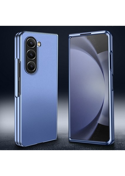 Samsung Galaxy Z Fold6 Için Kaplamalı Pu Telefon Kılıfı (Yurt Dışından)