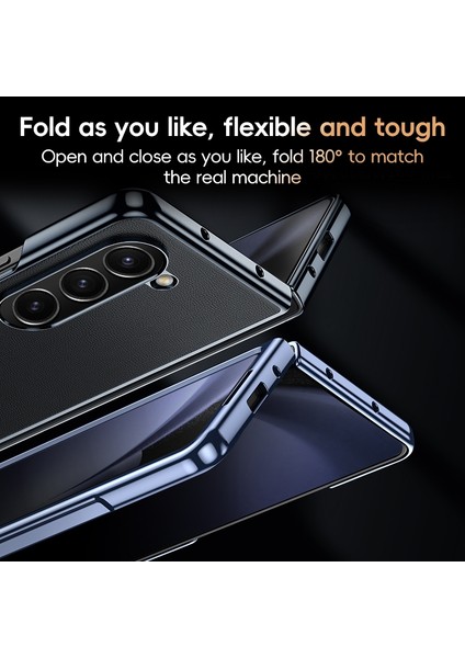 Samsung Galaxy Z Fold6 Için Kaplamalı Pu Telefon Kılıfı (Yurt Dışından) indirimleri
