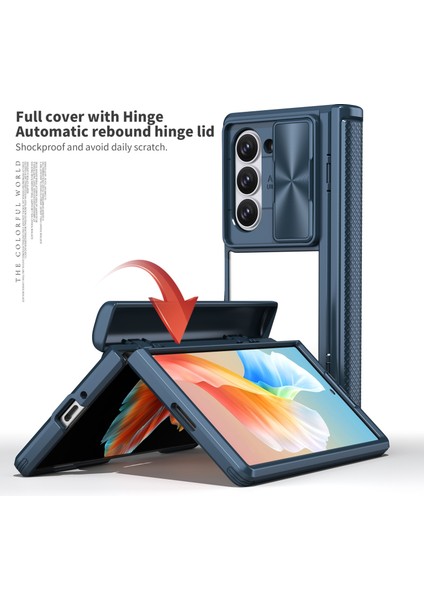 Samsung Galaxy Z Fold6 5g Için Şeffaf Gl Katlanır Kılıf (Yurt Dışından)