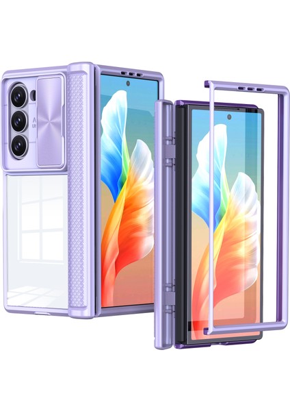 Samsung Galaxy Z Fold6 5g Için Şeffaf Gl Katlanır Kılıf (Yurt Dışından)