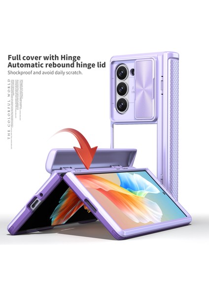 Samsung Galaxy Z Fold6 5g Için Şeffaf Gl Katlanır Kılıf (Yurt Dışından)