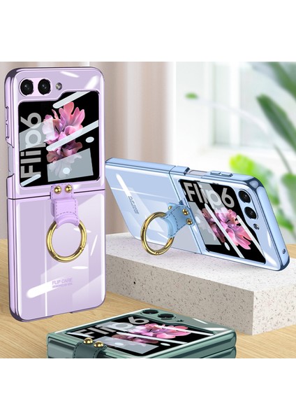 Samsung Galaxy Z Flip6 Için Yüzüklü Gkk Phantom Telefon Kılıfı (Yurt Dışından)