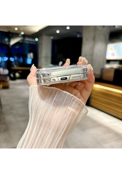 Samsung Galaxy Z Flip6 5g Için Sedefli Shl Doku Kılıf (Yurt Dışından) modelleri