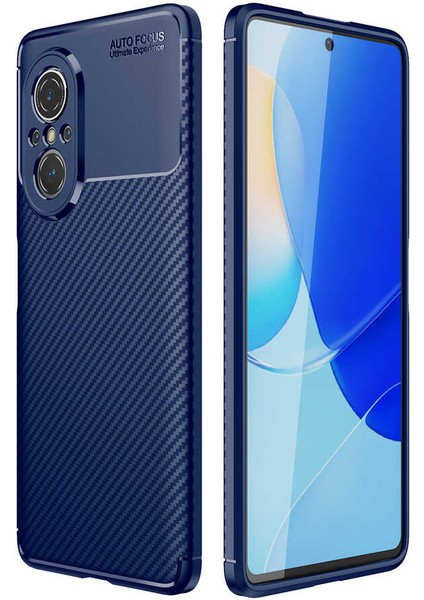 Huawei Nova 9 Se Kılıf Negro Karbon Desen Silikon