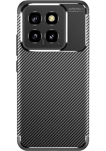 Xiaomi Mi 14 Kılıf Negro Karbon Desen Silikon