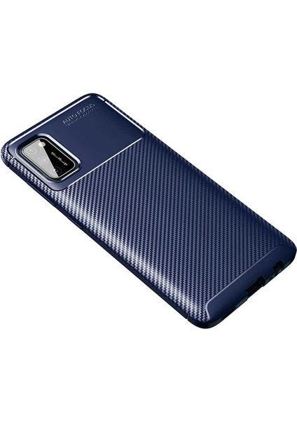 Samsung Galaxy A02S Kılıf Negro Karbon Desen Silikon + Ekran Koruyucu