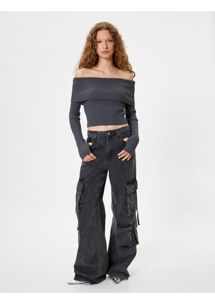 Madonna Yaka Kazak Uzun Kollu Slim Fit Dokulu fiyatları