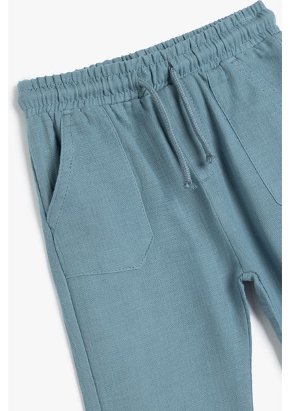 Jogger Pantolon Beli Bağlamalı Lastikli Cepli modelleri