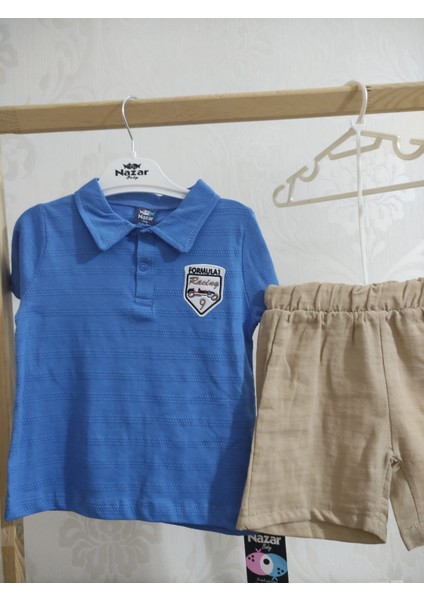 ‎My Baby Teddy Erkek Bebek Polo Yaka Takım