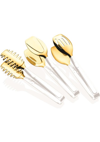 Cn 3 Parça White Gold Maşa Seti