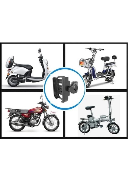 Aırtsorr Akalite Metal Gidon Bağlantılı Motosiklet Bisiklet Scooter Telefon Tutucu Navigasyon Ayarlanabilir Genişlik, Pratik modelleri
