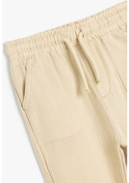 Jogger Pantolon Beli Bağlamalı Lastikli Cepli modelleri