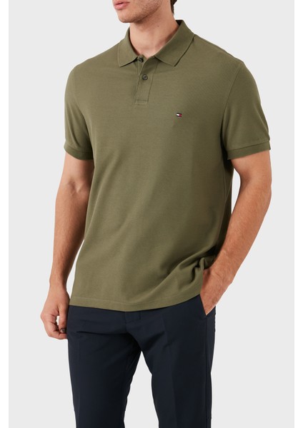 Tommy Hilfiger Pamuklu Erkek Polo Yaka T-Shirt MW0MW35626 Msh