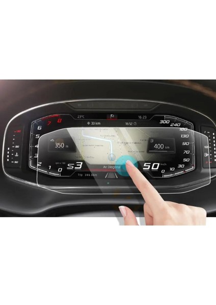 Cupra Ateca 10.25 Inç Ekran Koruyucu Dijital Gösterge Şeffaf fırsatları