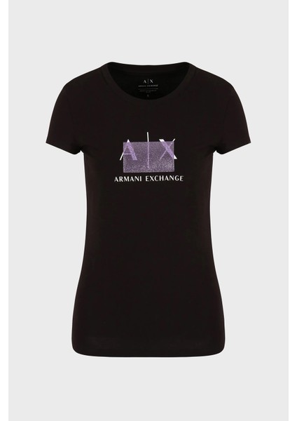 Pamuklu Slim Fit Bisiklet Yaka T-Shirt Kadın T-Shirt 3DYT51 Yjetz 1200 indirimleri