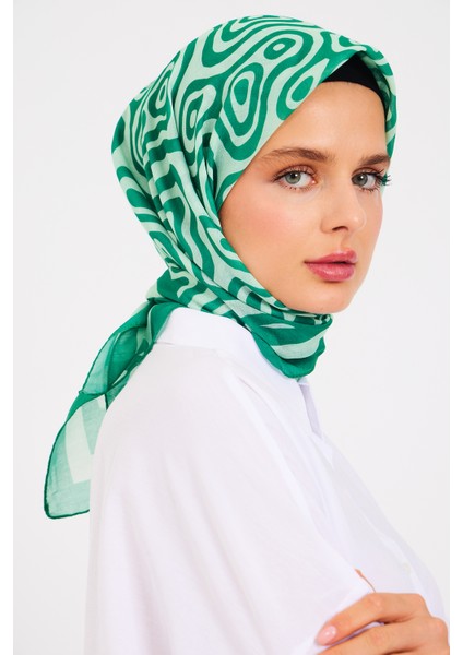 Soft Eşarp Shiny Seri - Yeşil