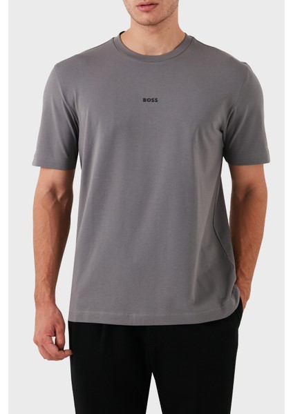 Streç Pamuklu Bisiklet Yaka T-Shirt Erkek T-Shirt 50473278 029 indirimleri