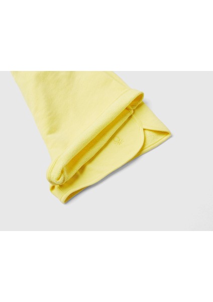 Kız Çocuk Şort Yazlık Kullanım İçin Rahat Kesim Sarı fiyatları