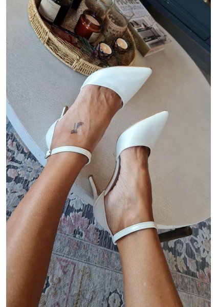 036 0630 Topukla Kadın Stiletto Bilekden Bağlama Sdef Gelin Abiye Ayakkabı modelleri
