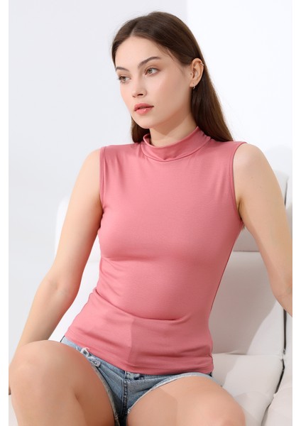 Kadın Kolsuz Body 21757 Soğan