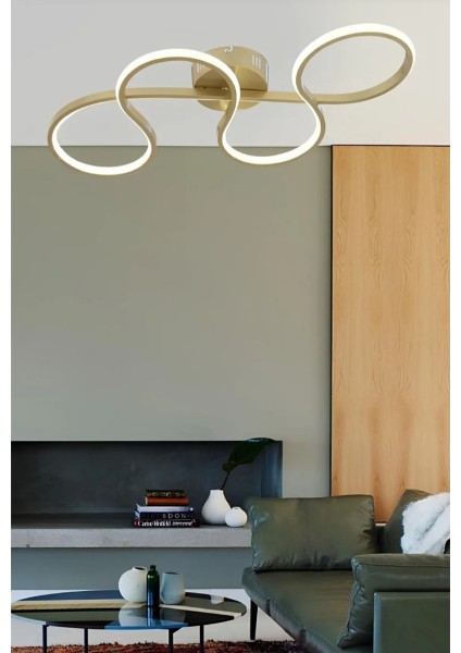 Modern Massimo Led Avize Plafonyer Tavana Sıfır Hol Antre Salon Oturma Odası Mutfak Avize