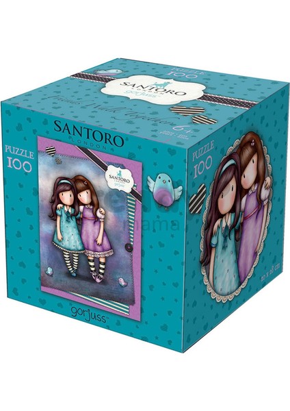 Friends Walk Together Educa Santoro Çocuk Puzzle 100 Parça Pazıl Özel Seri