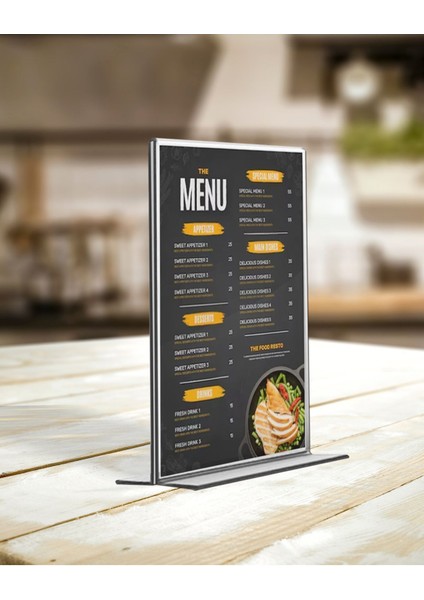 Pleksi Föylük A6 10 x 15 5 Adet Masaüstü T Tipi Dikey Fiyatlık Broşürlük modelleri