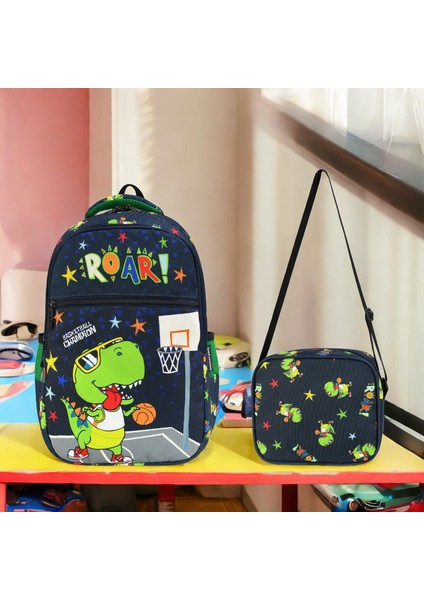 Ilkokul Ortopedik Su Geçirmez Suluklu 3 Bölmeli Beslenmeli Ilköğretim Erkek Sırt Çantası fiyatları