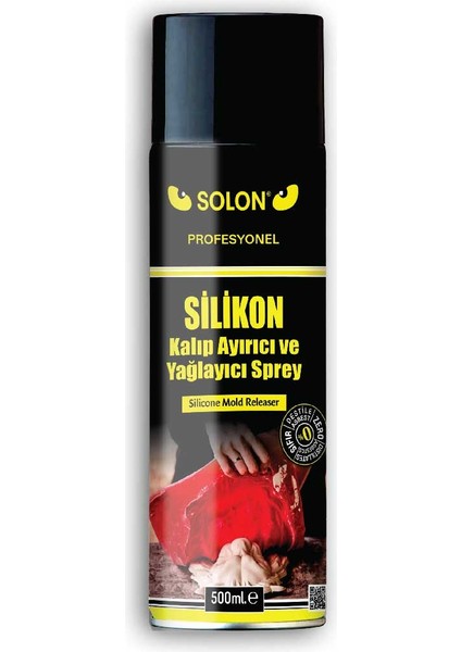 Profesyonel Silikon Kalıp Ayrıcı ve Yağlayıcı Sprey 500 Ml.