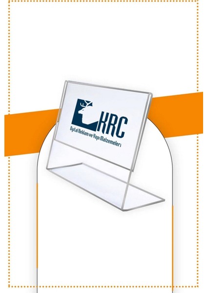 A4 L Tipi Yatay Masa Üstü Şeffaf Pleksi Föylük Broşürlük 5Adet 210 mm x 300 mm fiyatları