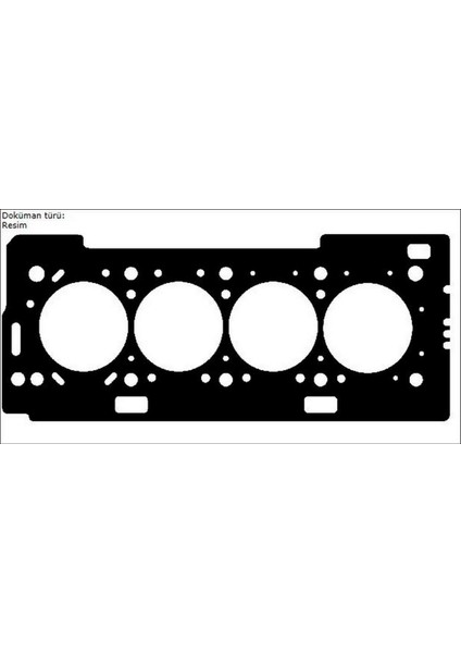 Silindir Kapak Contasi 0.50MM Cok Katli Celik P206 P207 P307 P308 P406 1.6 16V TU5JP4 Ec5 12