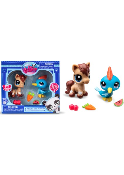 Littlest Pet Shop Minişler 2’li Figür Seti S1 (19&23 Pony ve Ağaçkakan)