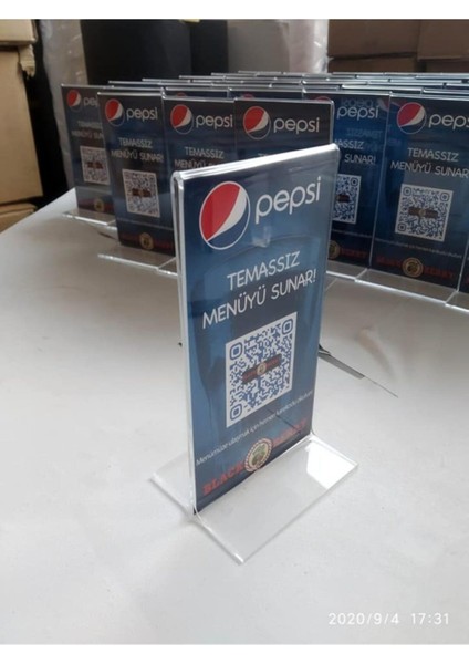 T Tipi A6 Pleksi Föylük Broşürlük 10'lu Paket DS 529